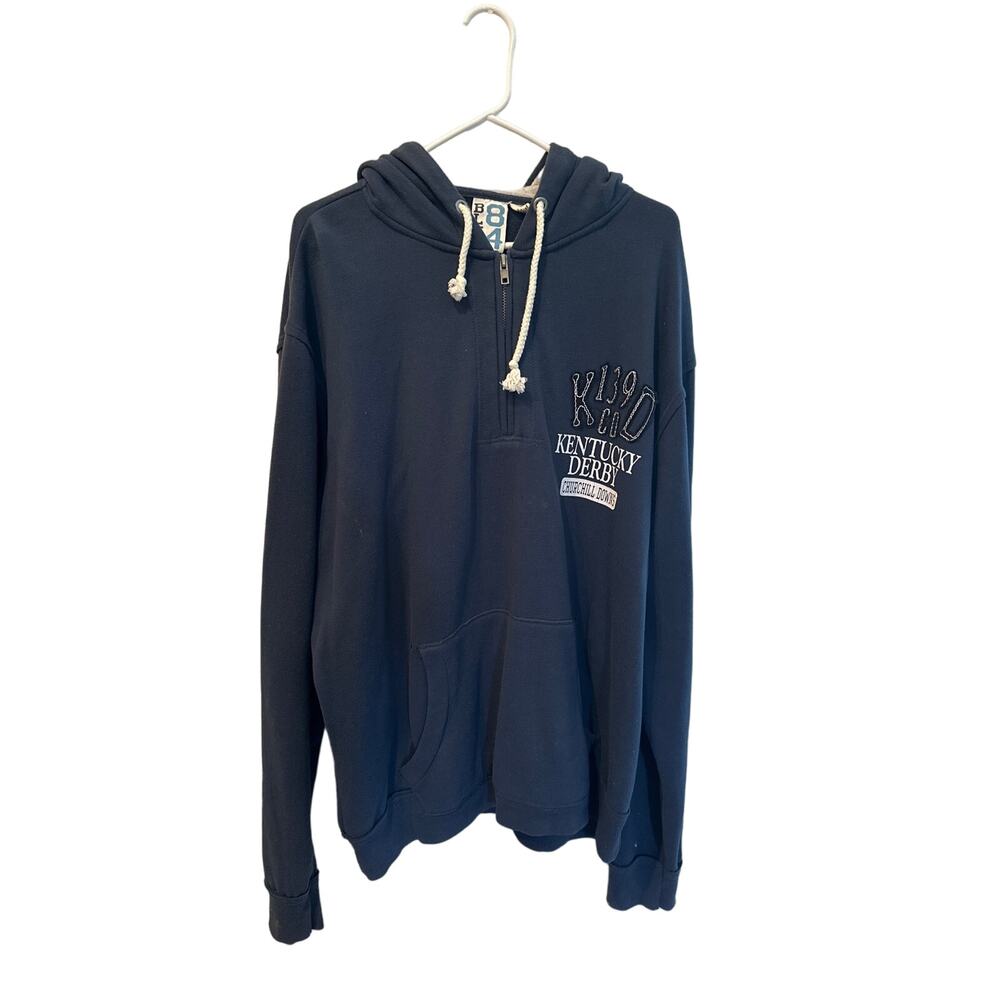 Men’s Kentucky Derby Quarter Zip Hoodie. Size XXL